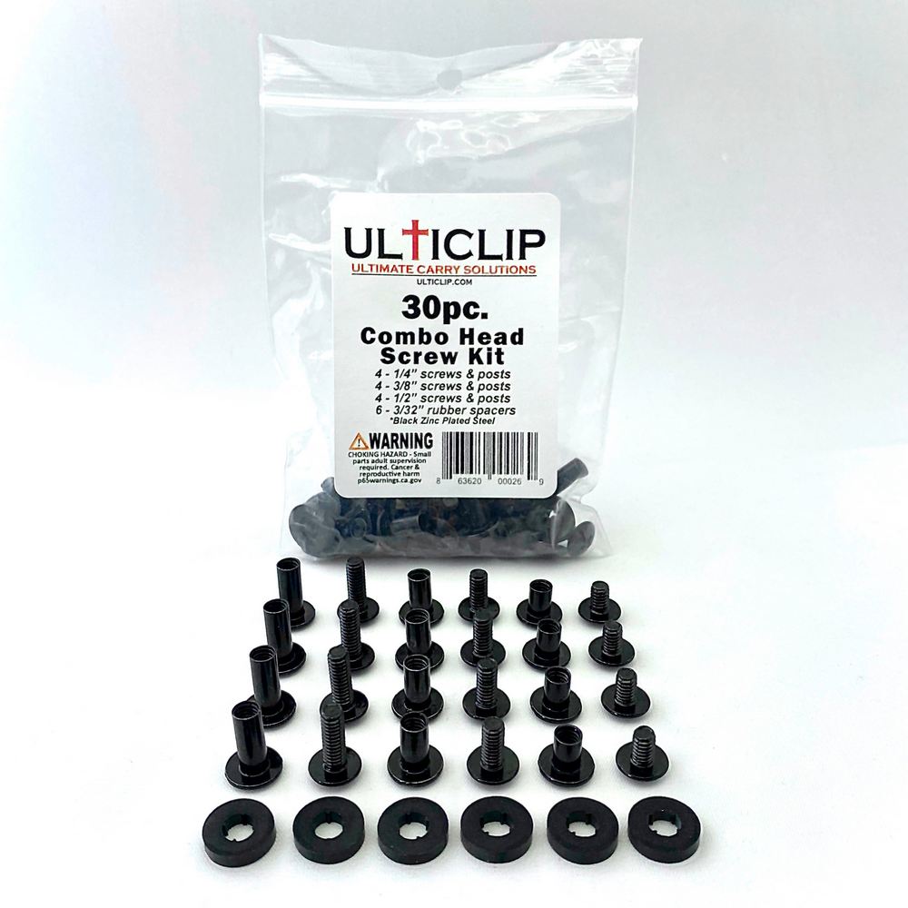 30 pc. Combo Head Screw Kit UltiClip